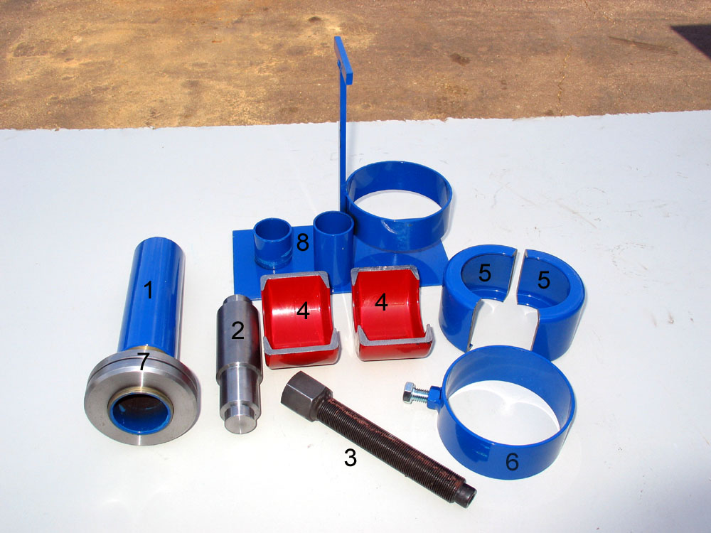 CLAMSHELL CARRIER BEARING PULLER KIT - FOR SIDE DIFFERENTIAL & PINION  BEARINGS